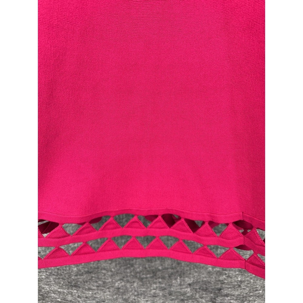 Ted Baker Dress Womens Medium 3 Pink Cutout‎ Fit & Flare Knit Skater Knee Length - Picture 11 of 12